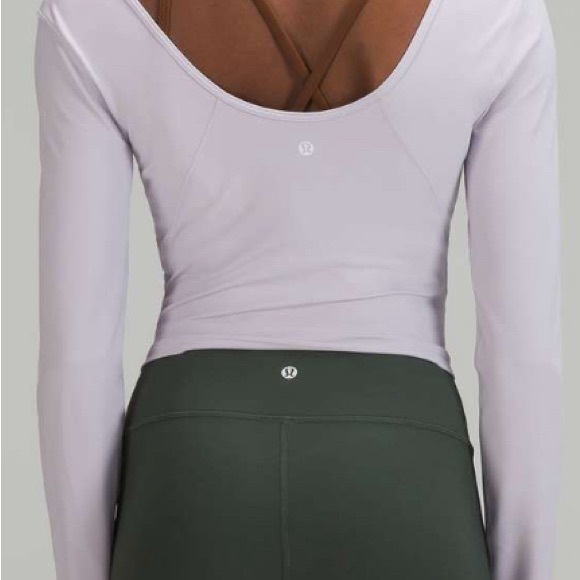 Lululemon Align Long Sleeve Pink. Tag was removed but it’s a size 2. So soft! - Picture 10 of 10